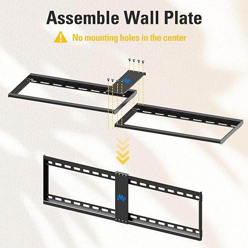 Miniatura 9 de Mounting Dream Soporte de pared para TV de inclinación avanzada para la mayoría de televisores planos y curvos de 42 a 90 pulgadas, soporte de