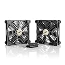 AC Infinity MULTIFAN S7, Quiet Dual 120mm USB Fan, UL-Certified for Receiver DVR Playstation Xbox Computer Cabinet Cooling gallery image