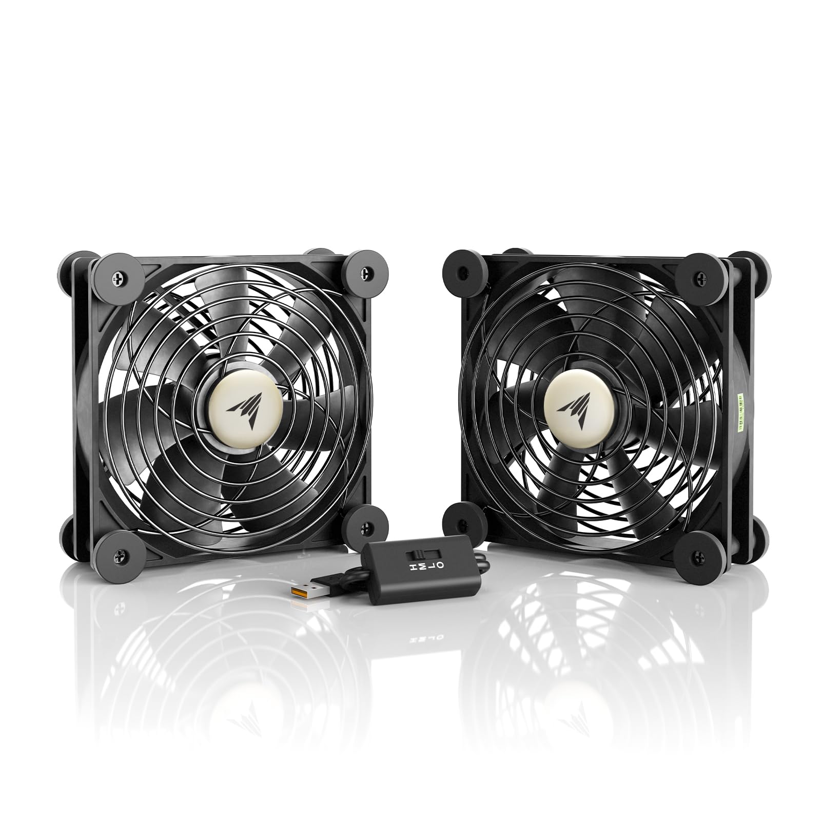 AC Infinity multifan S7, double silencieux 120 mm ventilateur USB pour récepteur DVR Playstation Xbox Armoire Ordinateur de refroidissement