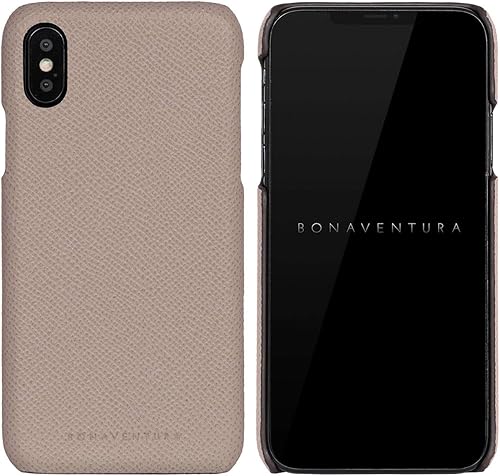 Vista 169 de BONAVENTURA Noblessa - Carcasa trasera [compatible con iPhone 12 Pro Max, Greige] BBCN12PM-GG