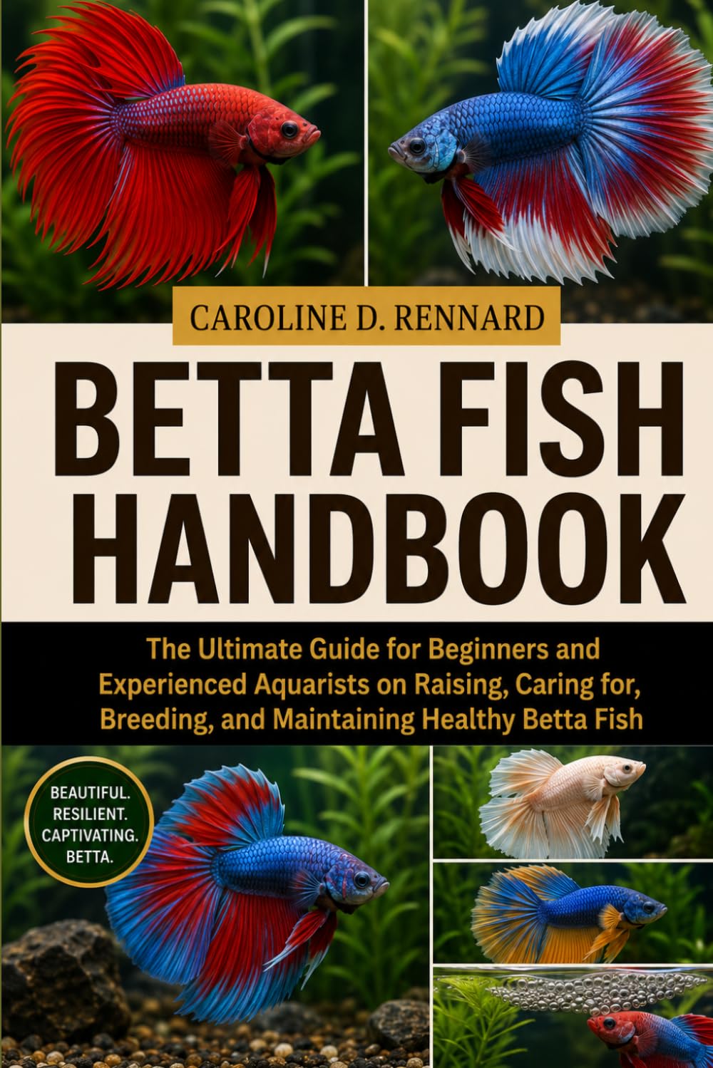 BETTA FISH HANDBOOK: The Ultimate Guide for Beginners and Experienced Aquarists on Raising, Caring for, Breeding, and Maintaining Healthy Betta Fish