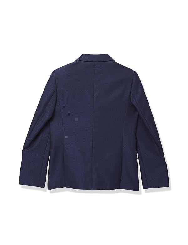 Isaac Mizrahi Boys' Slim-Fit Herringbone Texture 2 Piece Suit by Isaac Mizrahi - Image 2