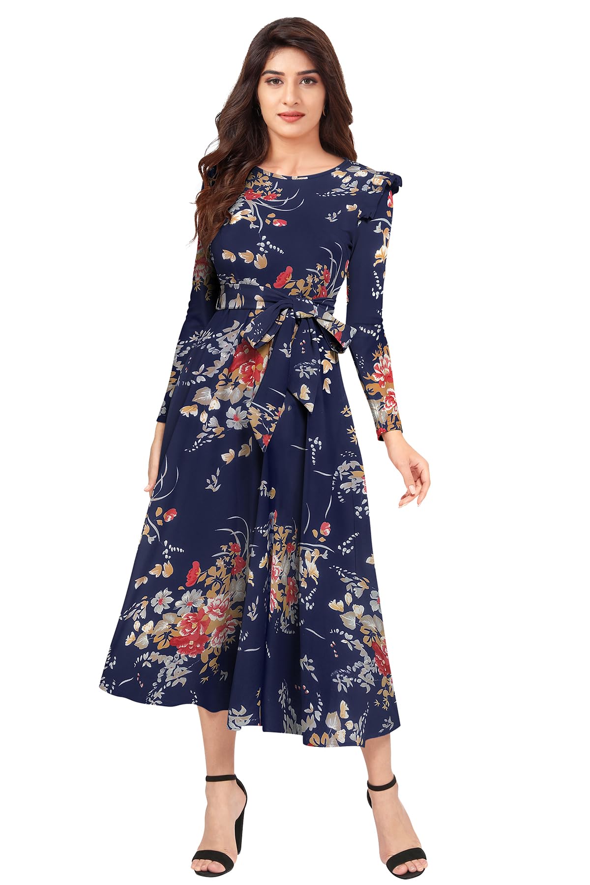 ILLI LONDON Women's A-LINE Maxi Dress
