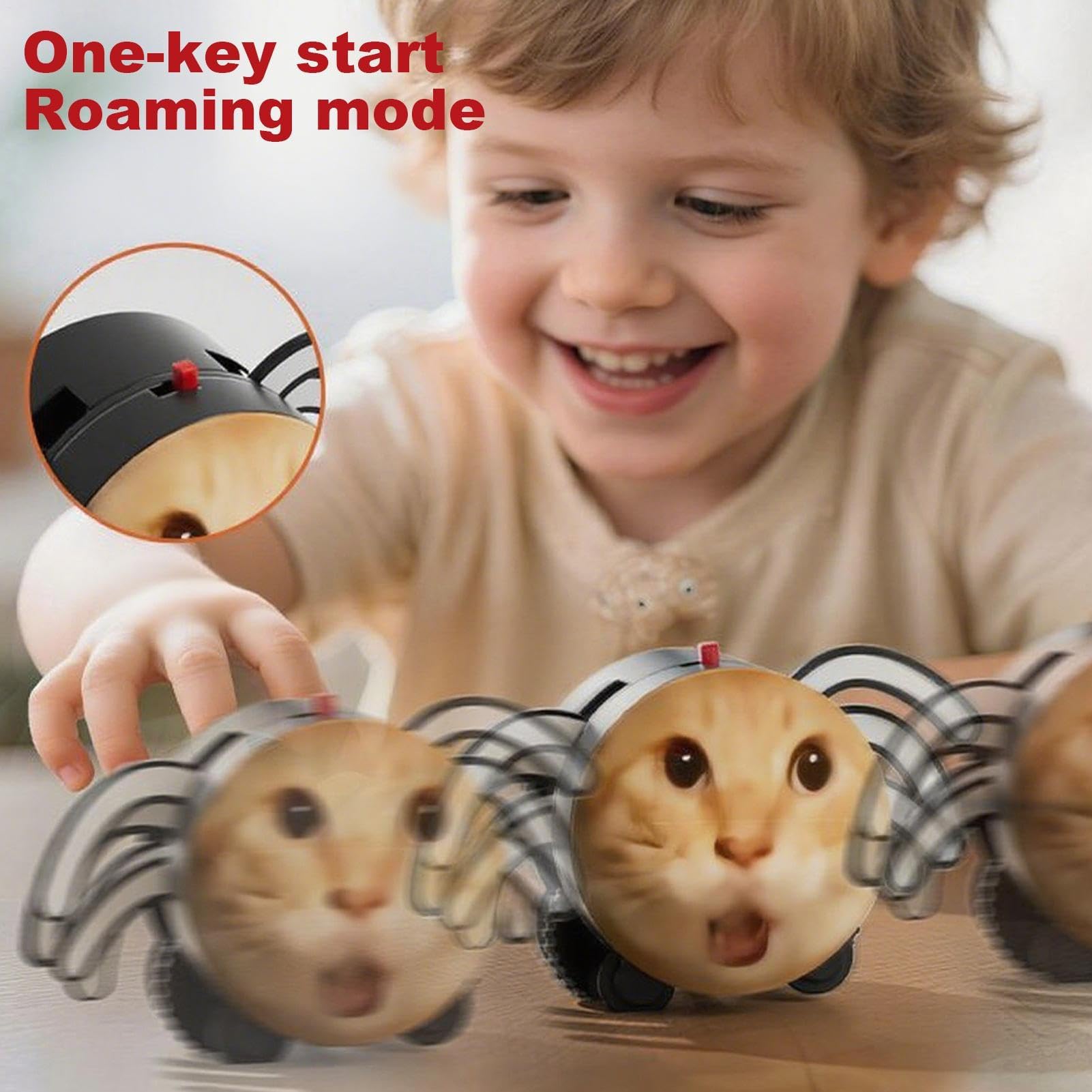 Juguetes para Gatos， Dispositivo automático Interactivo móvil for Mascotas Gatito hogar cumpleaños Navidad al Aire Libre