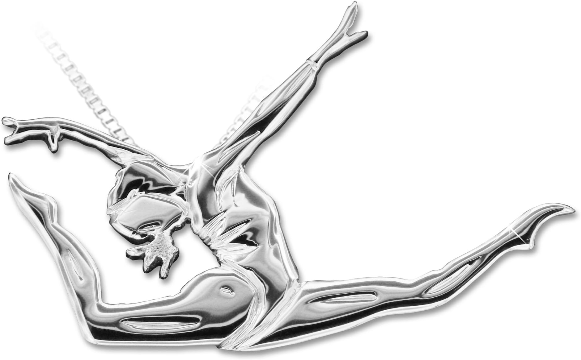MIKELART Artistic Gymnastics Jewellery Pendant The Speed, The Strength and The Courage Flow Together in a Free Body