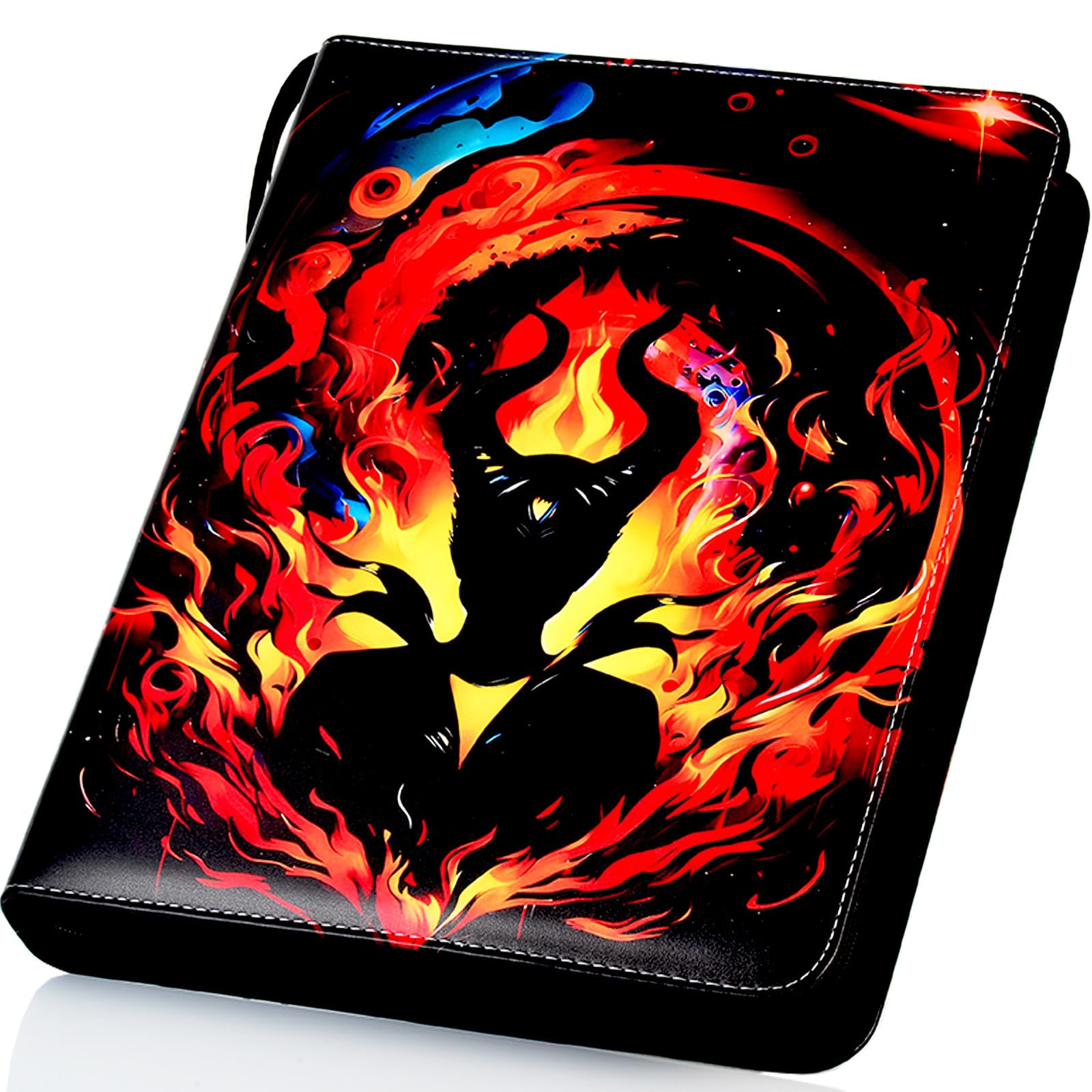 Raccoglitore commerciale compatibile con carte Lorcana 9900 tasche porta carte da collezione per MTG altre carte collezionabili TCG con 55 custodie (LOR-4)
