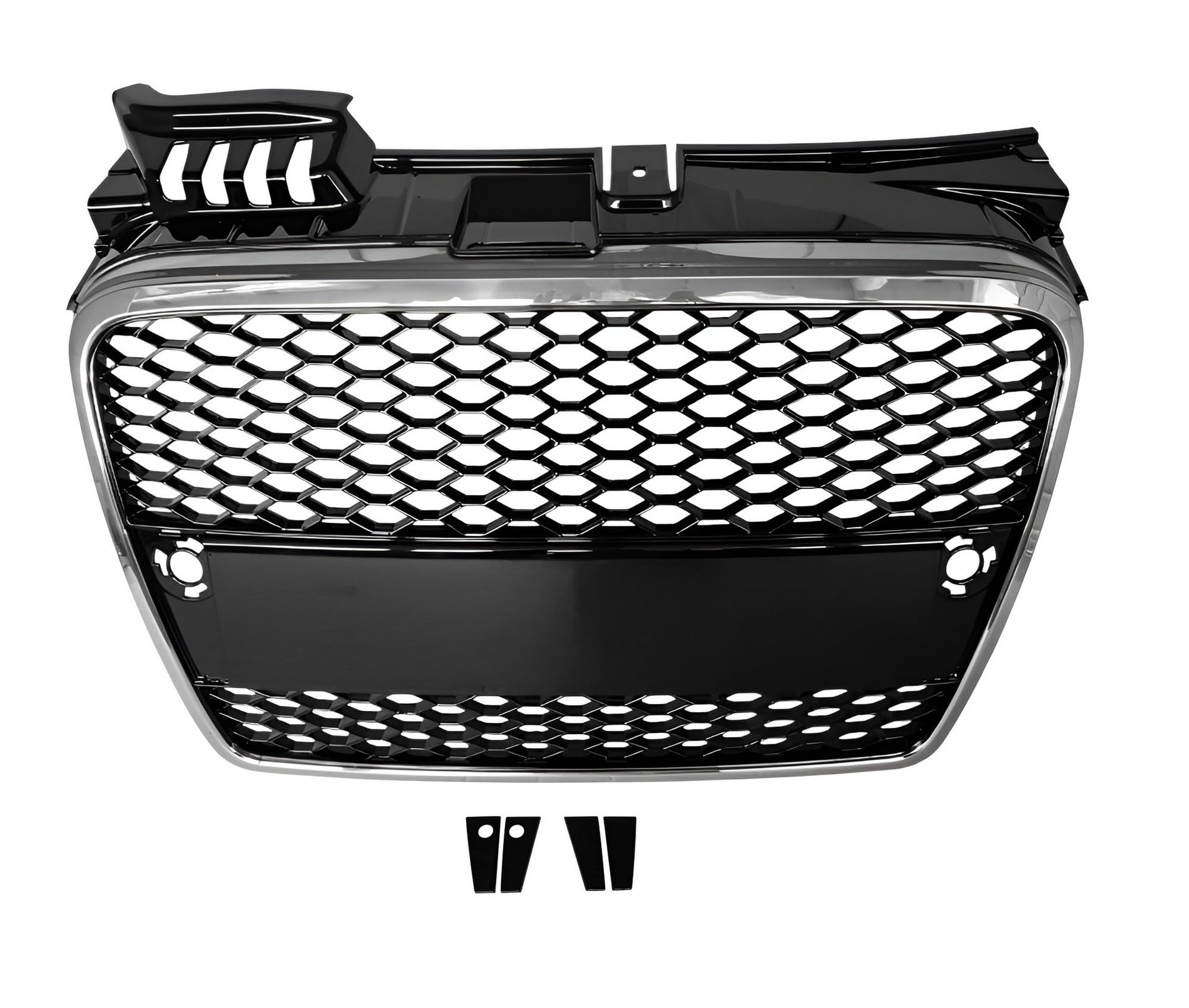 Calandre Grille Nid D'abeilles Noir Compatible Avec A4 B7 2004-2009