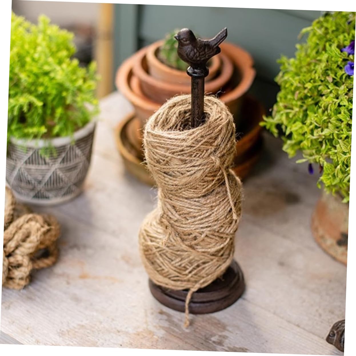 Zerodeko Sturdy Metal Paper Towel Holder Bird Roll Organizer Kitchen Roll Dispenser Room