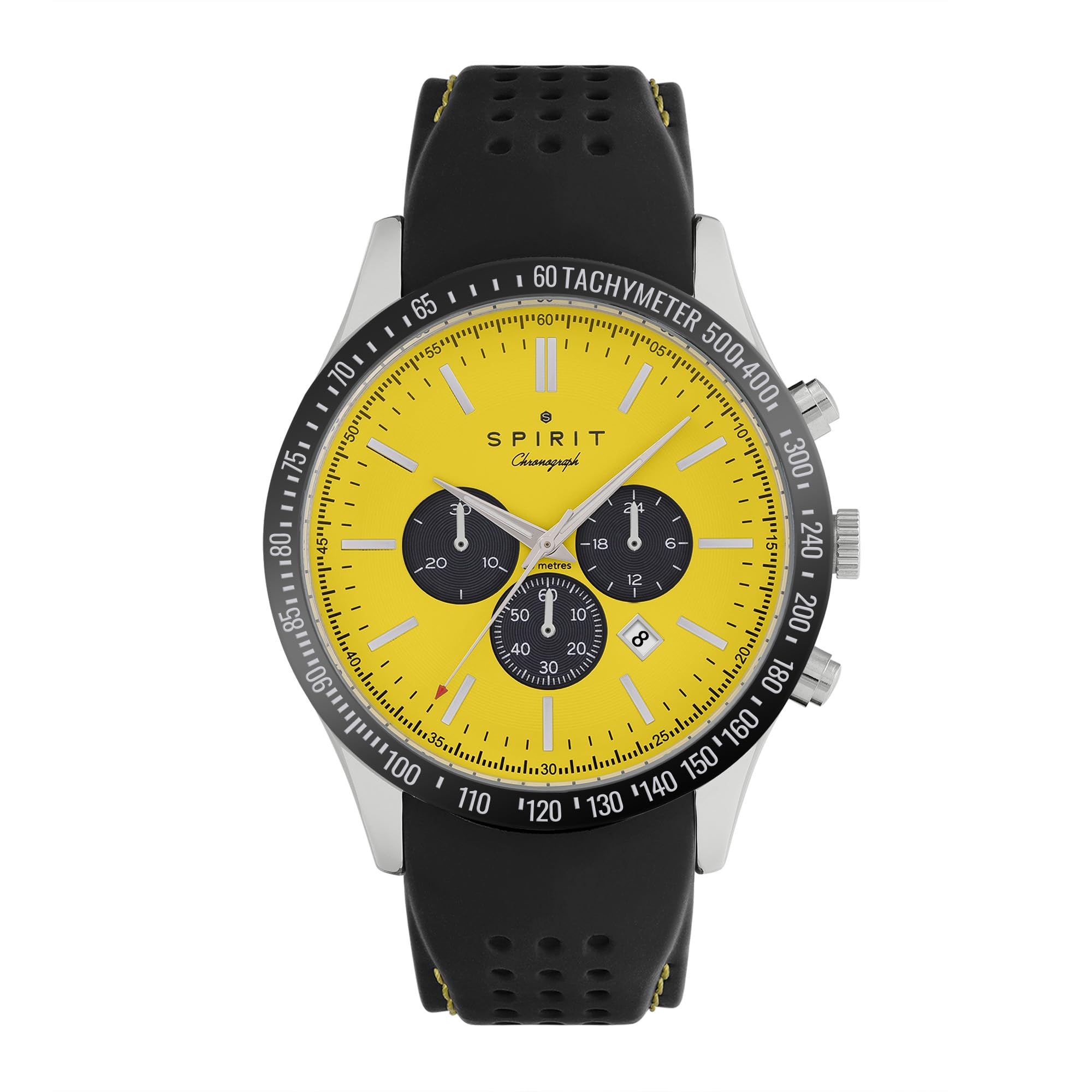 SpiritMen's Analog Quartz Watch with Silicone Strap SP1011