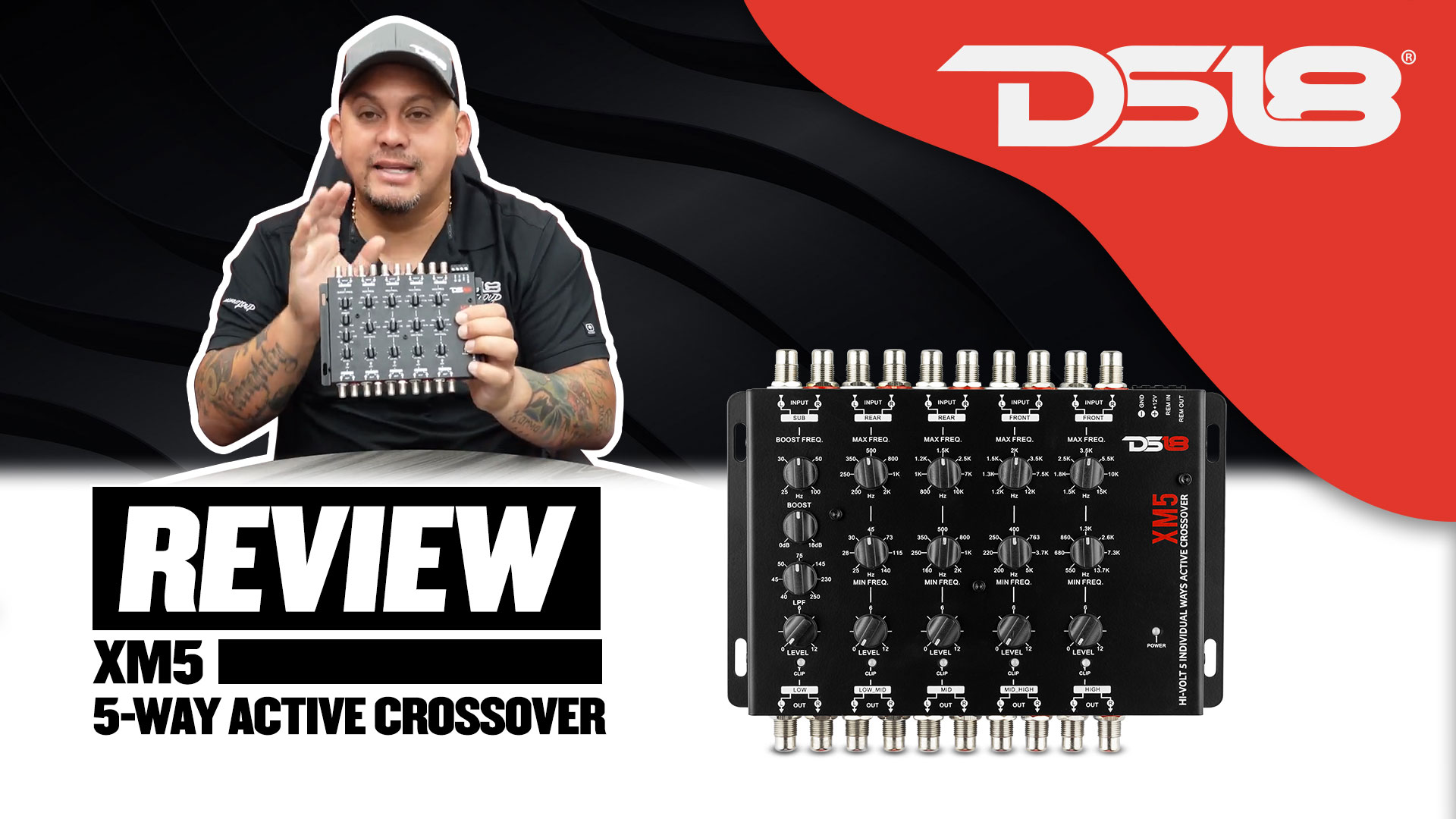 Amazon.com: DS18 XM5 Active Crossover 5 Way with Bass Boost