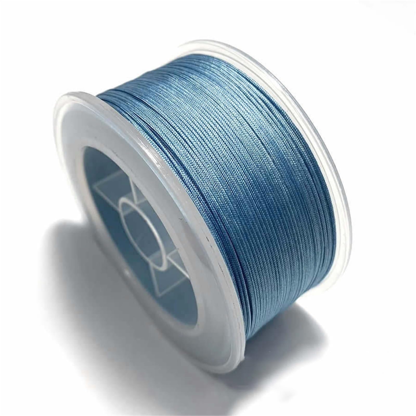 Nylon Cord Thread 5PCS 2mm 50m Nylon Cord Thread For Jewelry DIY Making Necklace Handmade Material Rope Beading Braided String for Making Bracelet, Necklace, Chinese Knot(Cyan)