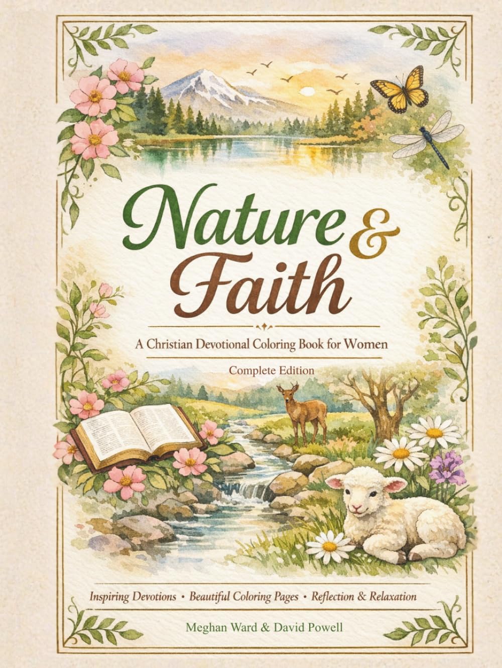 Nature & Faith: A Christian Devotional Coloring Book for Women (Ultimate Devotionals)