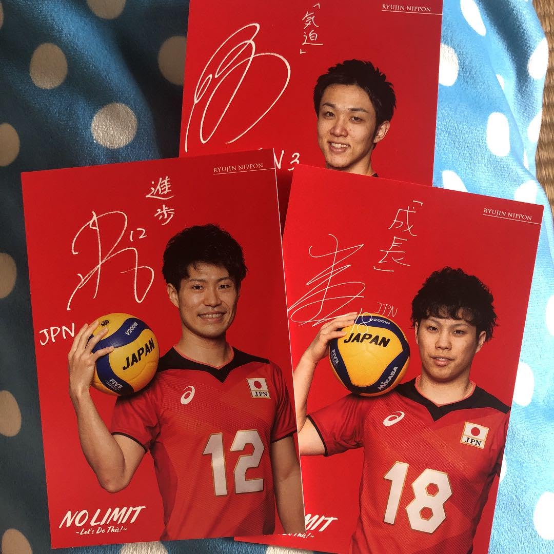 龍神NIPPON 関田誠大 サイン 関田誠大 サイン入りバレーボールカード ウエハース 男子バレーボール