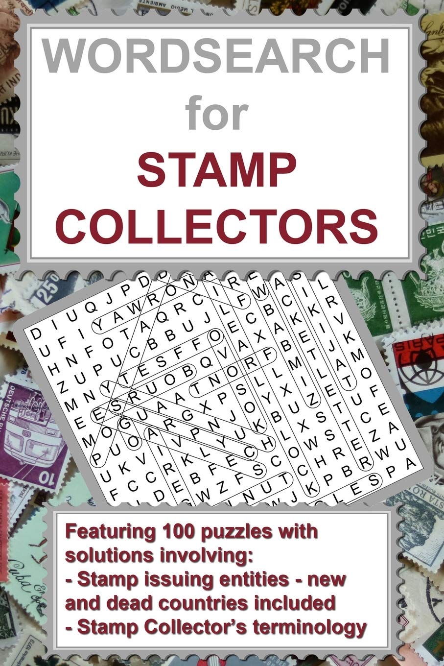 Buy Wordsearch for Stamp Collectors a handy, pocket size puzzle book