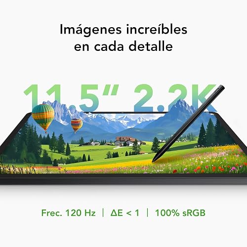 TCL NXTPAPER 11 Plus Tablet Android | Incluye Funda Flip + T-Pen | Pantalla 11,5" 2,2K 120Hz NXTPAPER 4.0 | Protección Ocular | 8 GB + 256 GB | Batería 8000 mAh | DTS Audio x4 - 3