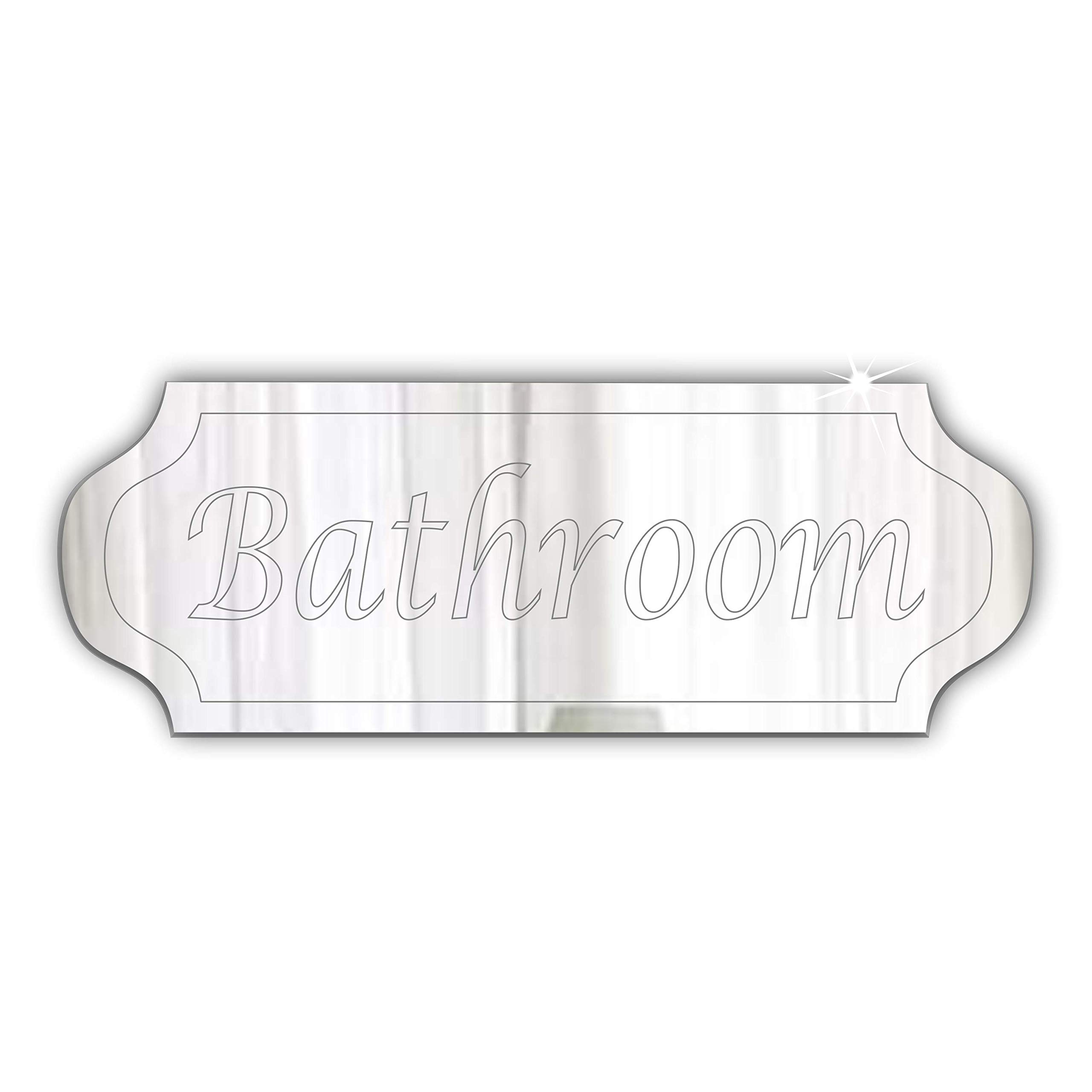 BATHROOM Door Sign- Plaque - Signage - Personalised - Any Name - Home Decor - Office - School - Hotel