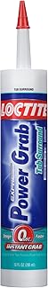 Loctite Power Grab Express Tub Surround Construction Adhesive, 10-Ounce Cartridge (Pack of 12)