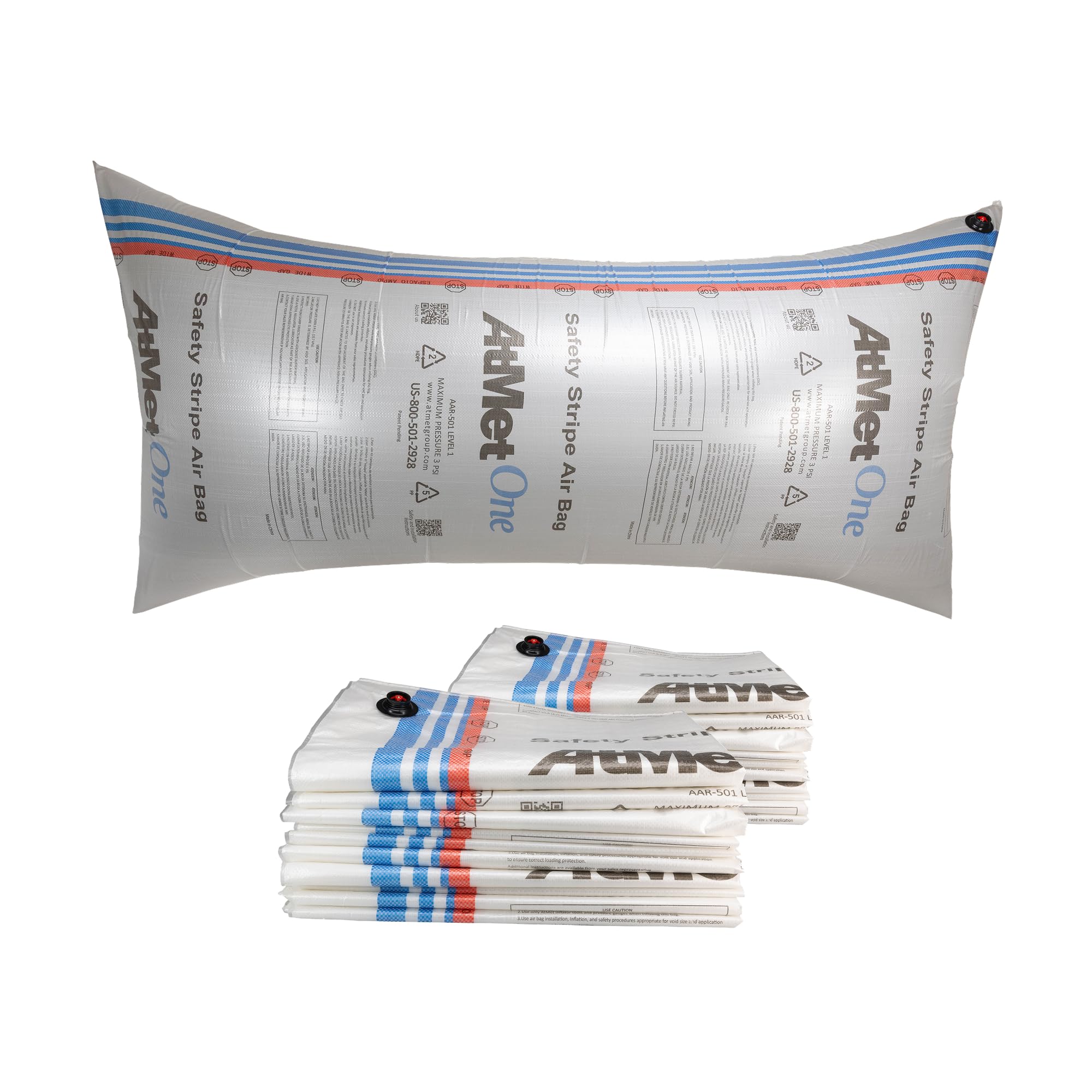 Dunnage Airbags 36" x 72", Pack of 20 - USA-Made Woven PP Dunnage Bags