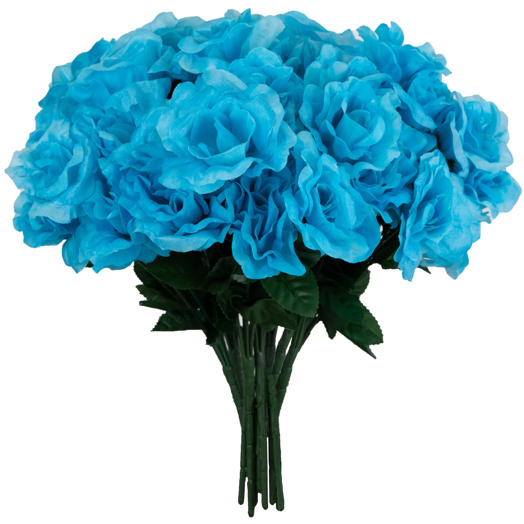 Amazon｜Season's Need Decor シルクオープンローズブッシュ 造花 84