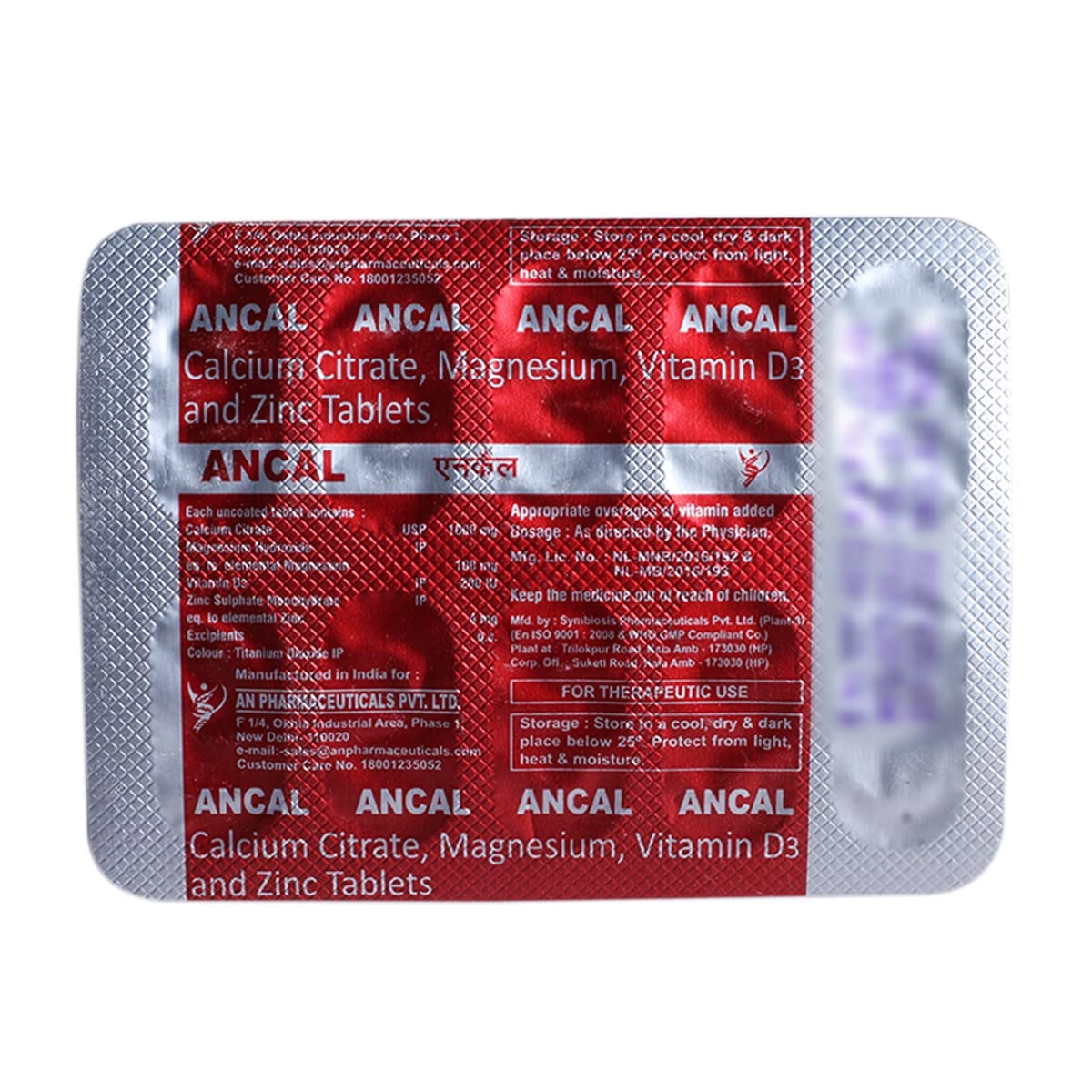 ANCAL 1000MG - Strip of 10 Tablets