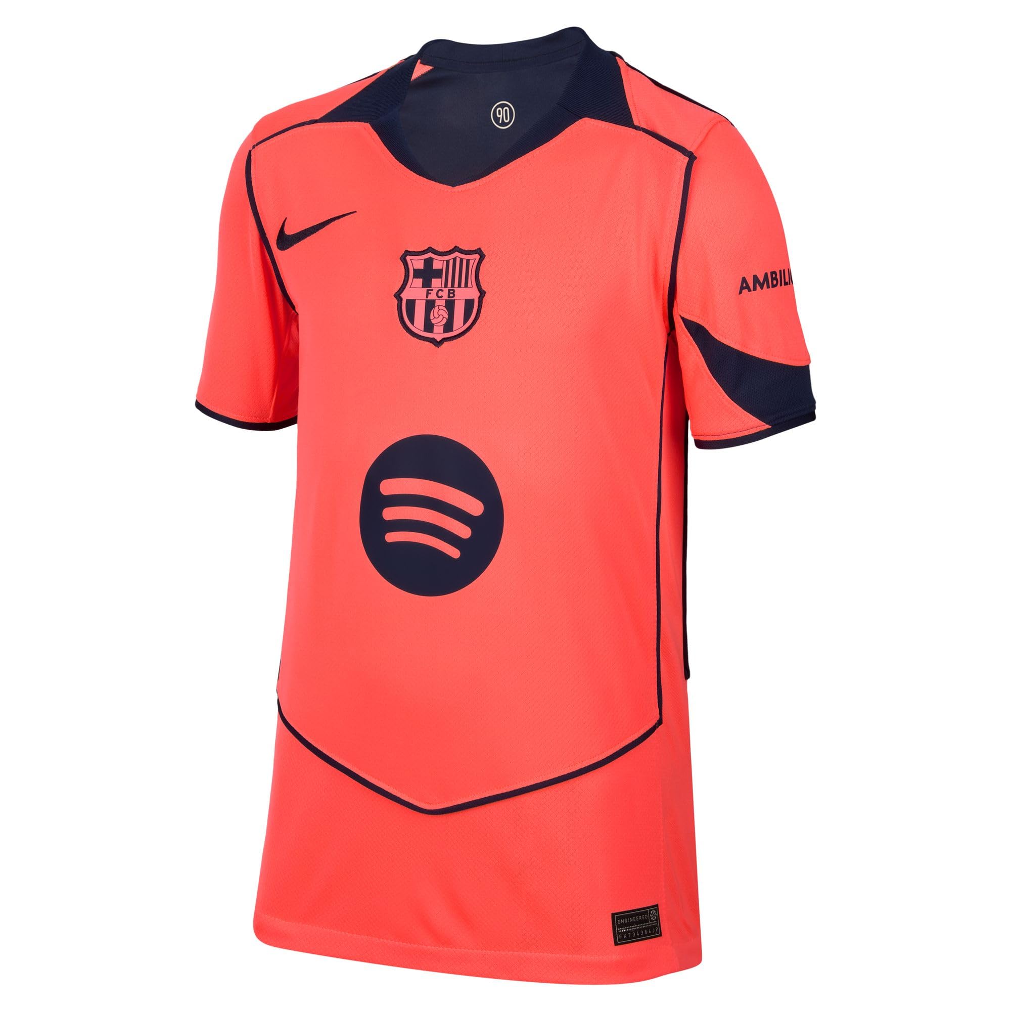 NIKE FCB Dri-fit Jersey SS Stadium 3rd Camiseta Unisex niños (Pack de 1)