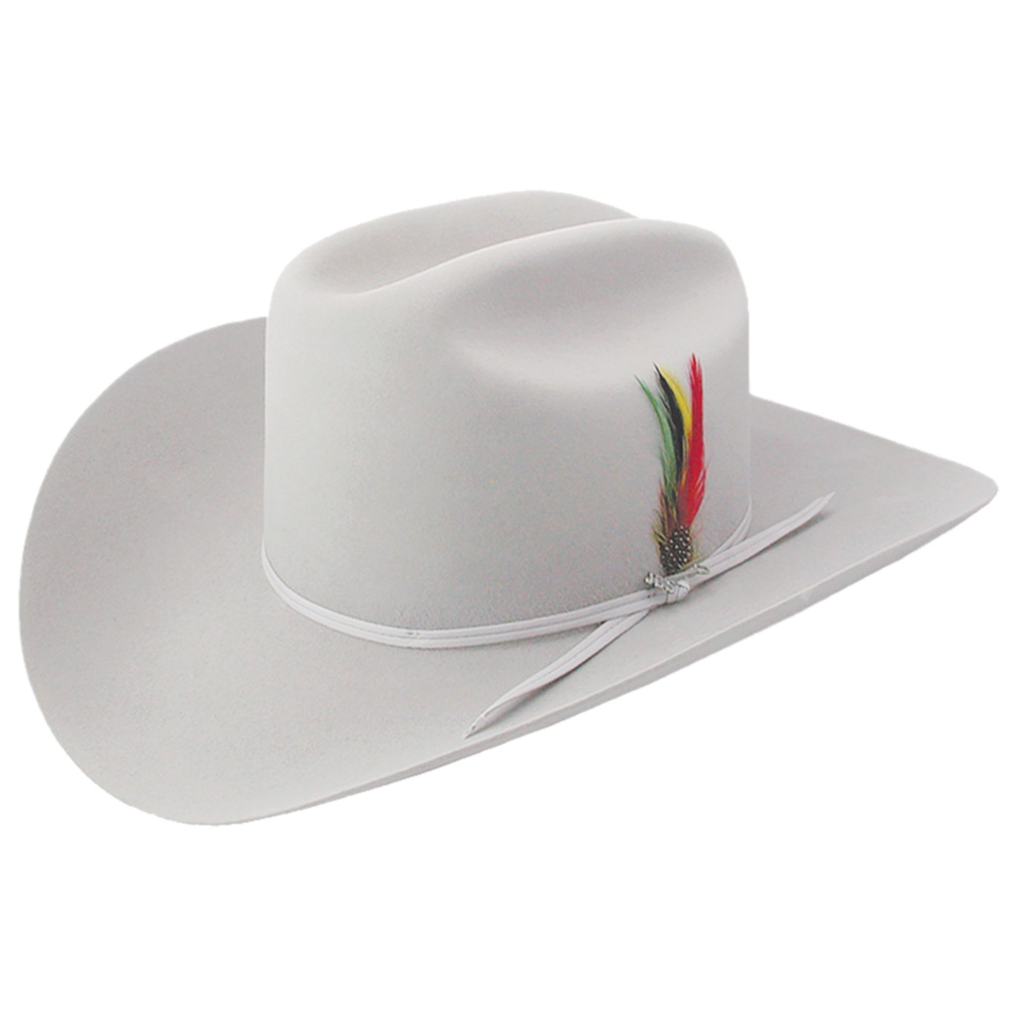 StetsonSFRNCH-0140 Rancher 6X Reg Hat, Silver - 7 1/8