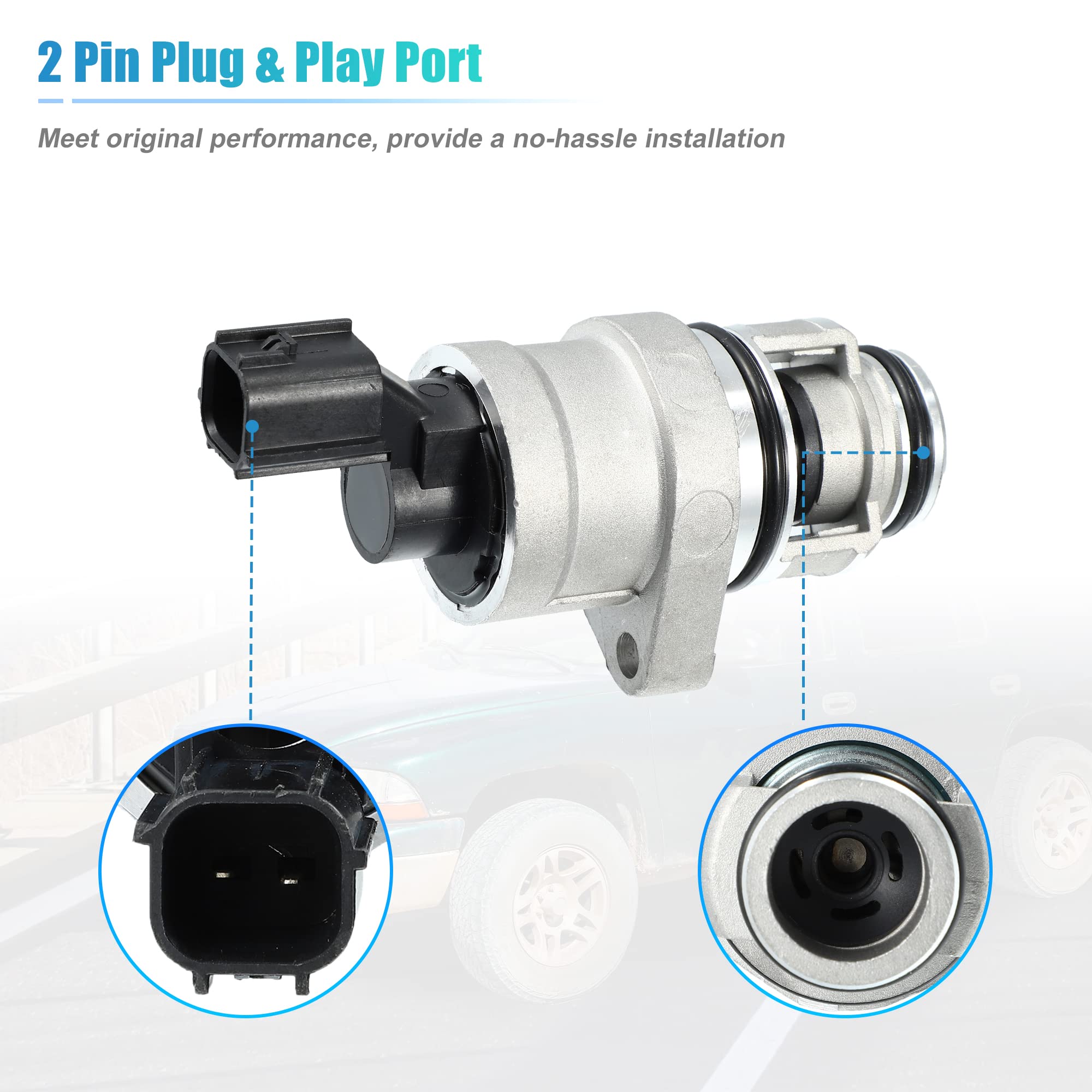 4861552AA Idle Air Control Valve IAC For Chrysler Dodge Ram 1500 Durango Jeep 4.7L For Mitsubishi Raider New 4861552AB 4861552AC - 34 - View #2