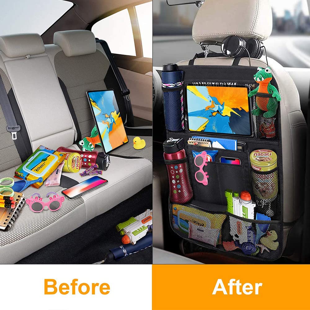 2x Auto Rücksitz-Organizer - Wasserdicht Mit IPad-Fach