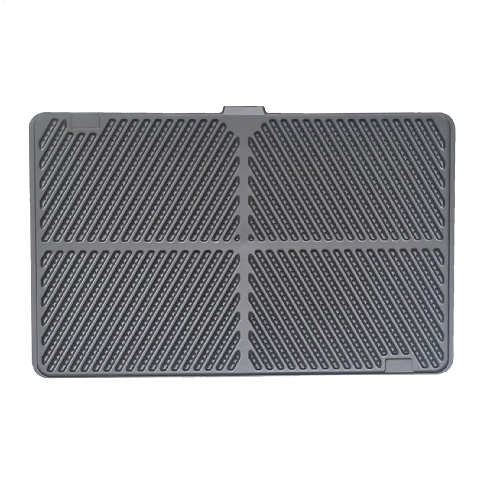 Tapis pour Litière de Chat Base Antidérapante Bac Étanche en Silicone