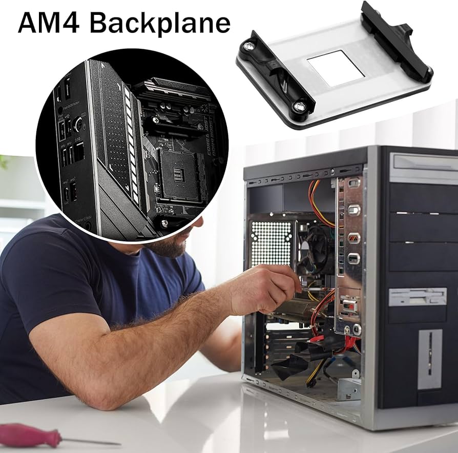 AM4 CPU Kühlkörper Halterung – Rückwand Und Montageplatte Für AMD Mainboards