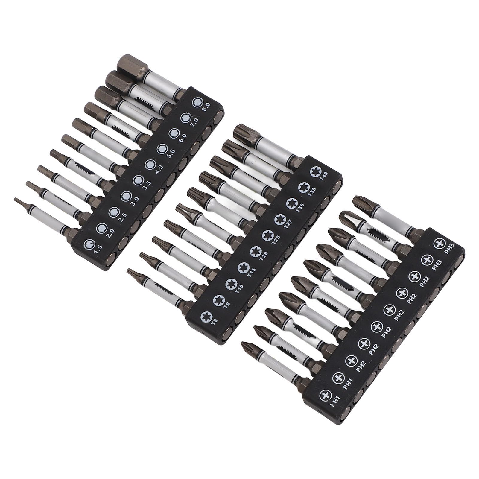 Brocas de impacto D2 AUNMAS antideslizantes para evitar tornillos barridos