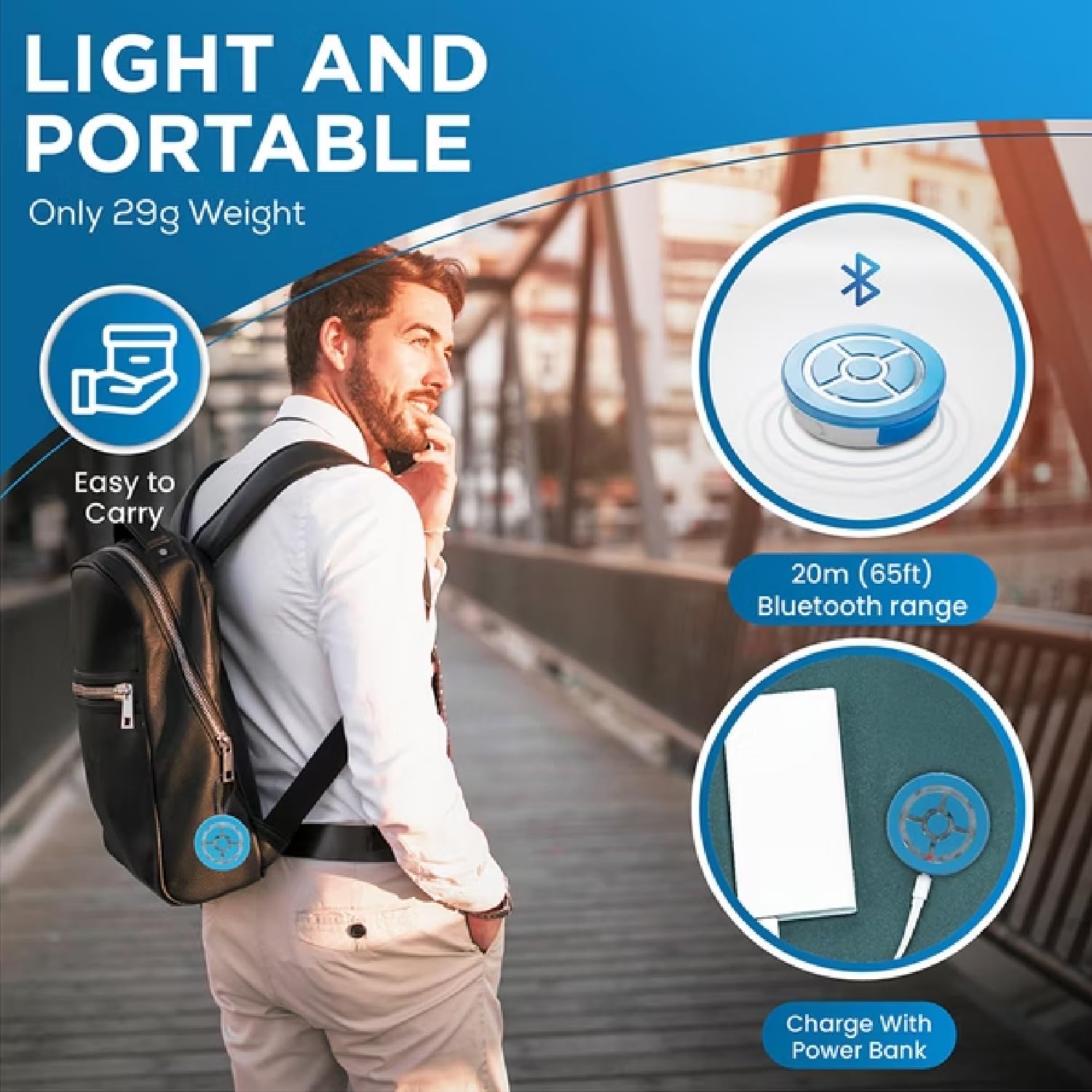 MEGACOM DuoMon 3 Versione Pro-Caricamento senza fili, Rotazione Automatica/Cattura Automatica/Dispositivo Bluetooth per Account Doppi per Poké Go, Portata di 20m, Compatibile con iOS 14+/Android 8+