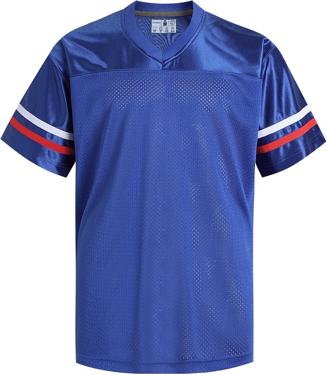 Retro Fans Football Jerseys for Men Women Unisex Workout T-Shirts Fashion Tops Casual Outfits