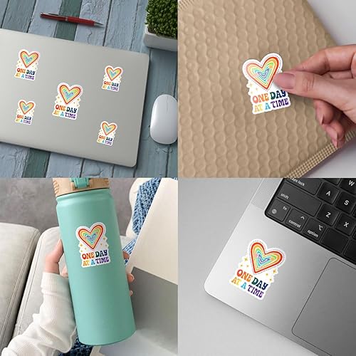 Miniatura 5 de 3 calcomanías de vinilo con cita motivacional de salud mental, impermeable, para laptop, botella de agua, espejo, diario, regalo para estudiantes,