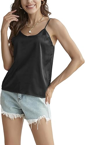 Miniatura 1 de Ifoqixu Crop Tops Womens Tank Tops Racer Back Camisole Ribbed Knit Summer Shirt Halter Neck Basic Blouse