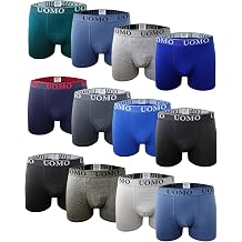 Mens Boxer Briefs Cotton Underwear Soft Breathable Fabric with Comfortable Waistband Stretch Fit Design and No-Fly Pack