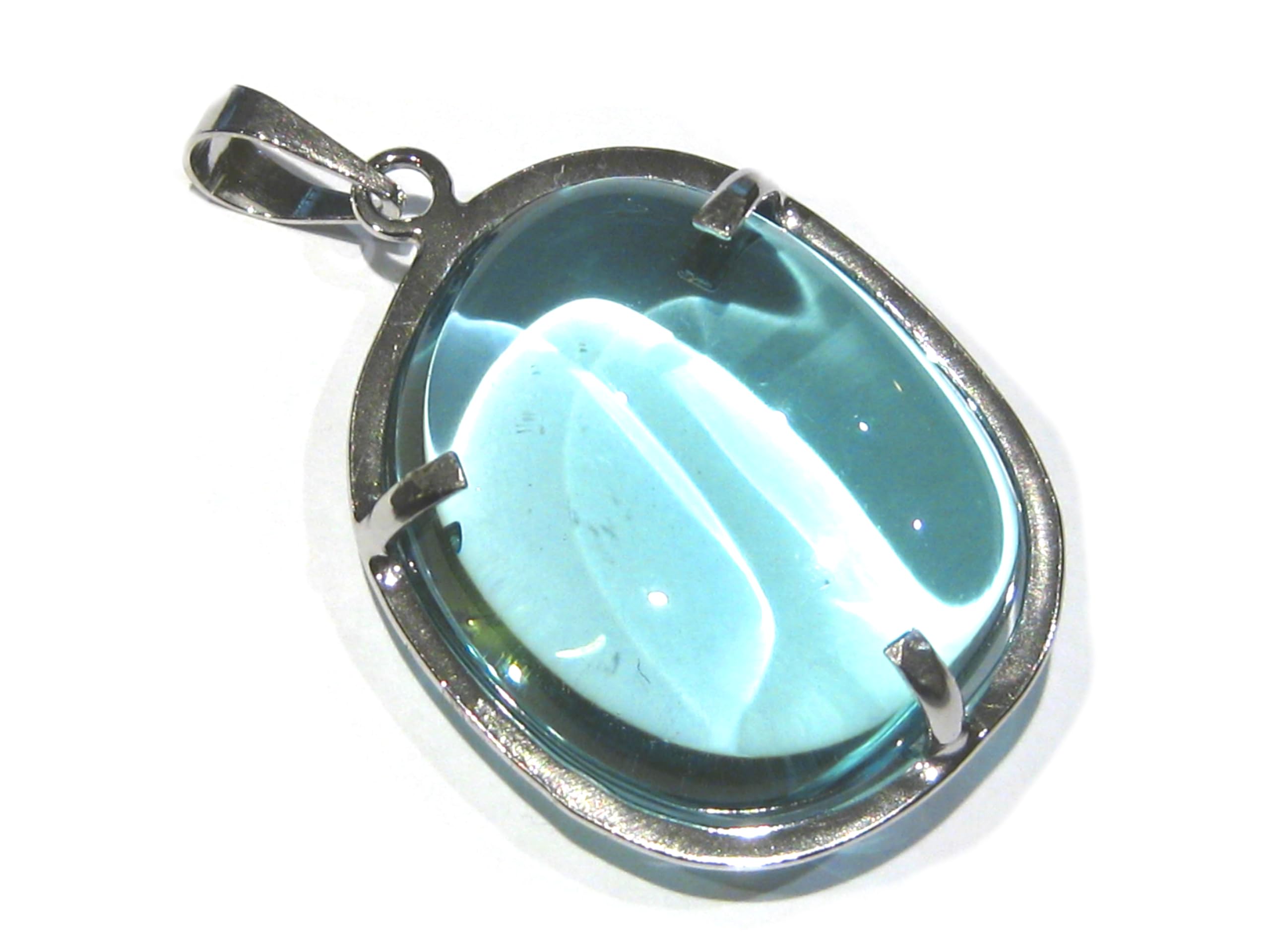 Pendentif obsidienne noble argent 925 le cadeau d'anniversaire idéal - 5
