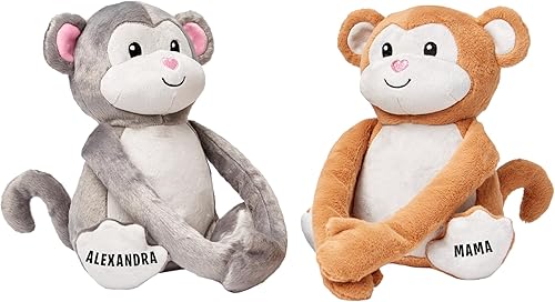 Miniatura 6 de Lets Make Memories Monos de peluche personalizados para el día de San Valentín de los niños animal de peluche