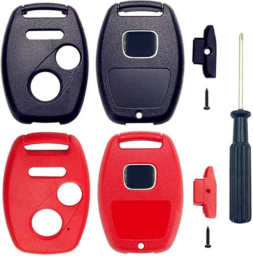 Funda de repuesto para llavero de automóvil con 3 botones para Honda Accord Crosstour Civic CR-V CR-Z Fit Odyssey Funda para llave de coche con