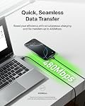 Belkin USB A to USB C Cable 2-Pack, 9.9ft, 15W - Type C Charger, iPhone Charger Cord, Soft, Braided, Flexible for iPhone 16 & 15, Galaxy S25, Pixel 9, iPad Pro, Airpods Pro, Switch & More - Black