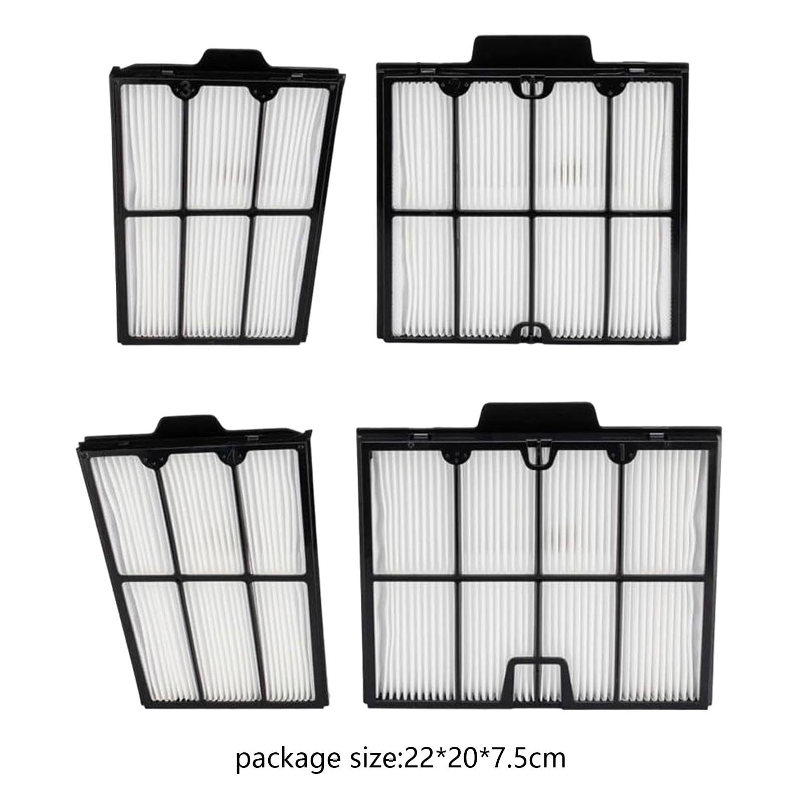 4 Paneles de Filtro. Accesorios Prácticos Y Fáciles de Usar para La Limpieza. 9991466 R4, 9991467 R4
