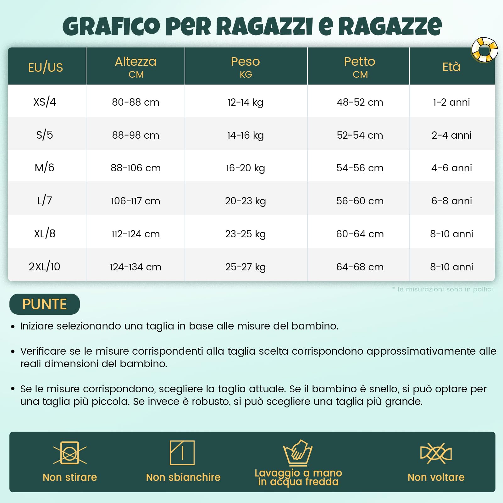 Muta in neoprene per bambini – 2,0 mm corta in neoprene per ragazzi, con chiusura lampo pionieristica, protezione UV, termica, per surf, nuoto e immersioni