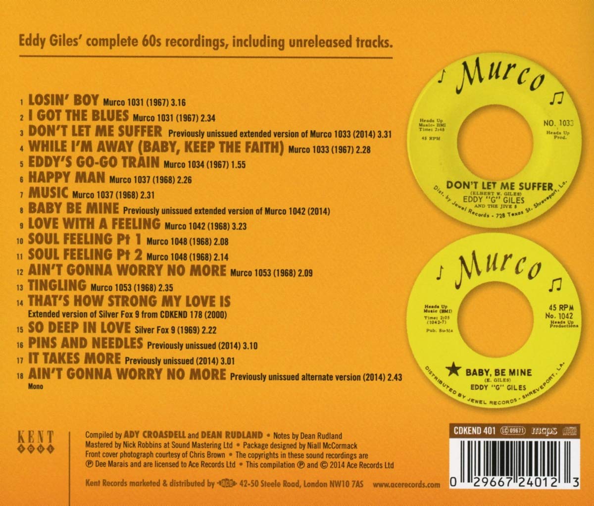 Southern Soul Brother-the Murco Recordings 1967-