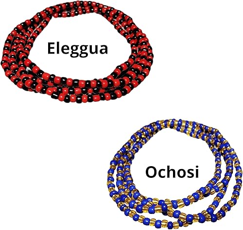 Miniatura 6 de Juego de collar de cuentas de santería de 9 piezas Eleke- Orula Eleggua Shango Yemaya Obbatala Oya Oshun Oggun Ochosi - Babalawo Ifa Yoruba