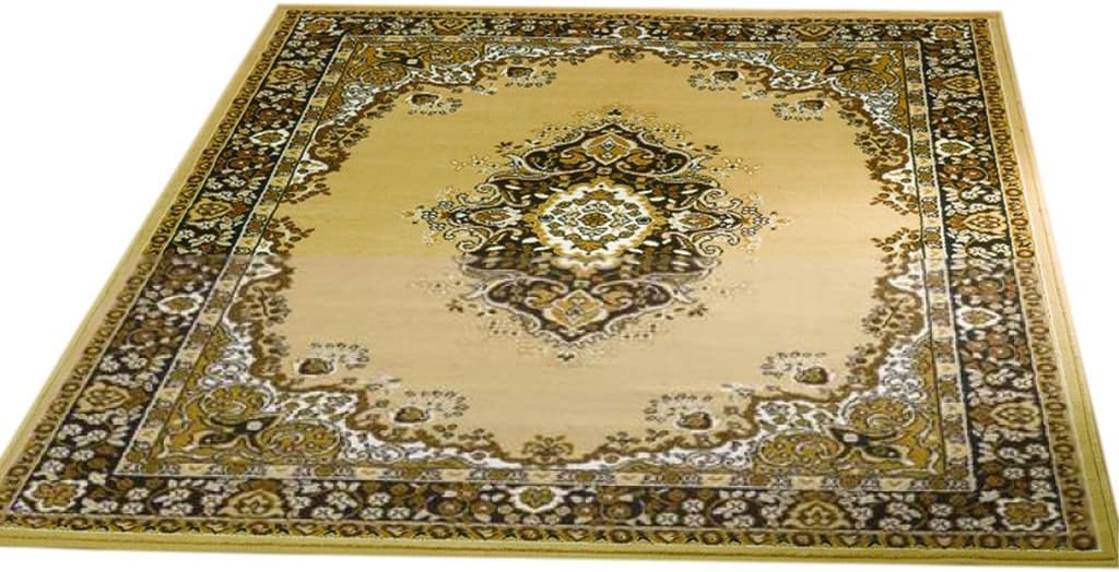 Worldstores Element Lancaster Beige Rug Polypropylene Easy Clean W 60cm x L