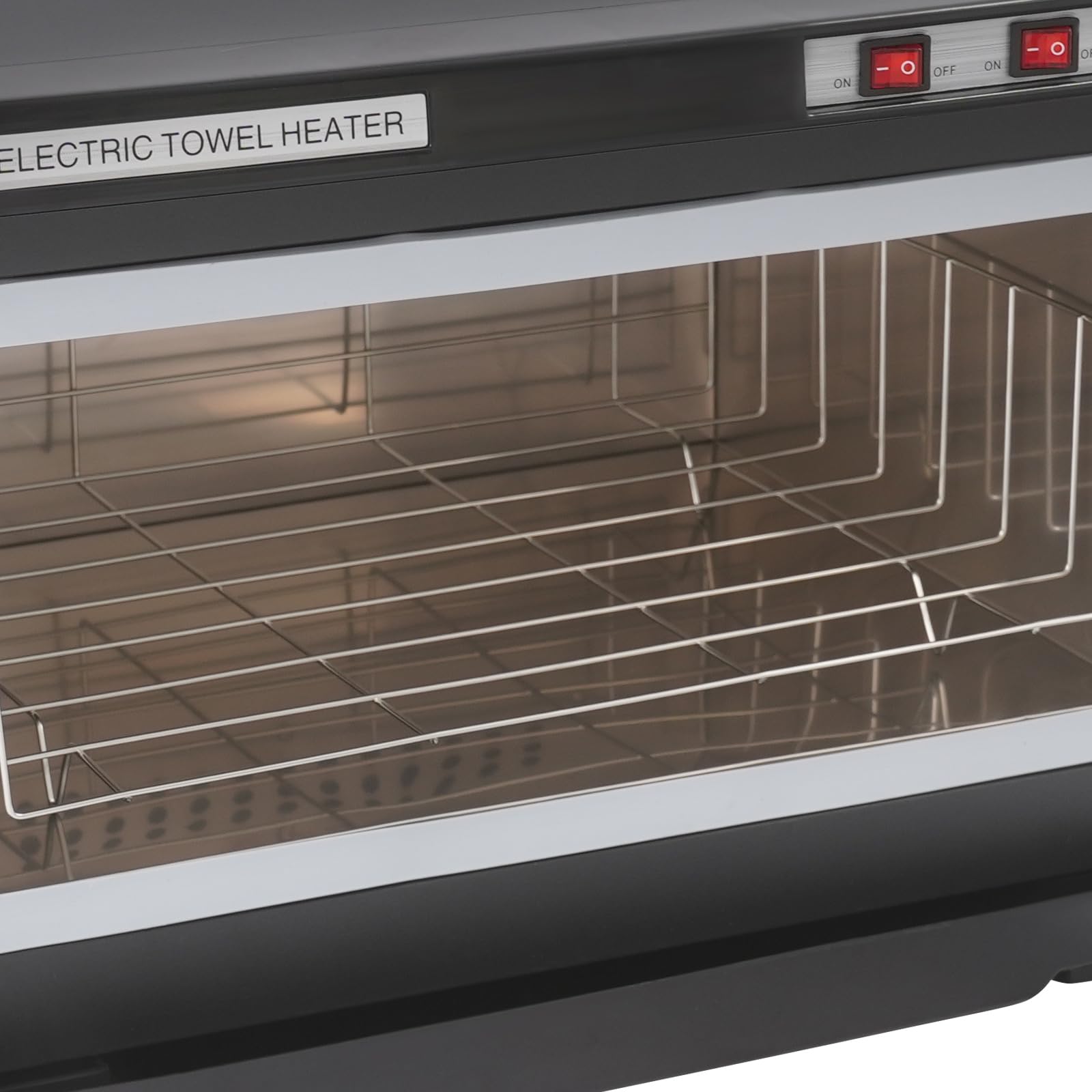 206W Grosses Volumen Handtuchwärmer UV-Licht Sterilisator UV-Sterilisation Elektrisch Schönheitssalon Kompressenwärmer 360° Heizung Handtücher für Schönheit, Salon, Spa 45x39x30cm, 25L