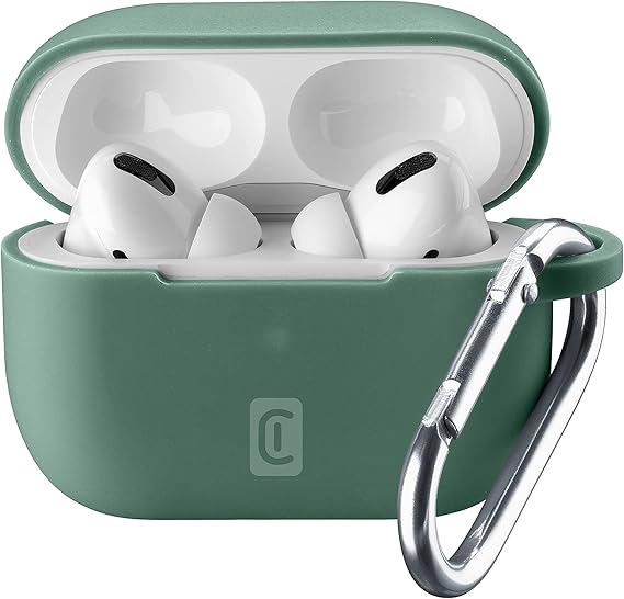 Amazon Cellularline Airpods Pro ケース シリコン カラナビ カバー ブラック Caseケースカバー エアーポッズプロ シリコン アクセサリー 緑 グリーン Green Bounceairpodsprog イヤホン ヘッドホンケース オンライン通販