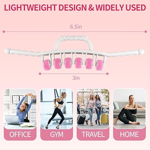 Miniatura 6 de Docemel Herramienta de masaje de celulitis para piernas, muslos y brazos, masajeador de drenaje linfático para aliviar el dolor y esculpir el