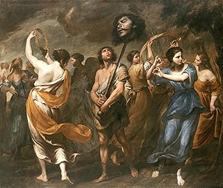 ARTTLBBS Famous Artworks Prints Poster Canvas the David by Andrea Vaccaro Artwork Oil Painting for Home Decor 60x90cm