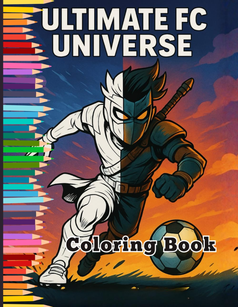 Ultimate FC Universe: a gamer inspired soccer/football coloring book for kids, teens and adults (Game On Coloring Books)